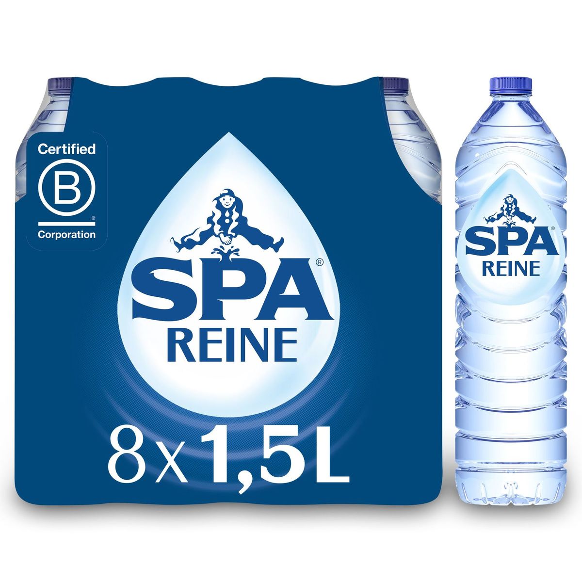 SPA REINE Niet-Bruisend Natuurlijk Mineraalwater 8x1.5L