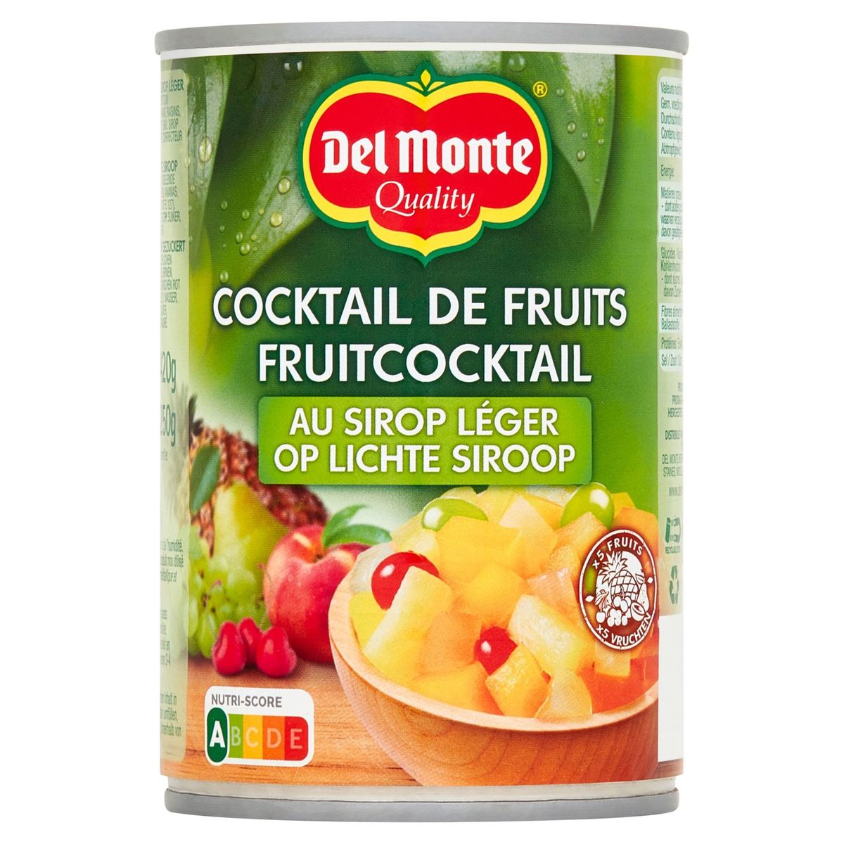 Del Monte Cocktail de Fruits au Sirop Léger 420 g