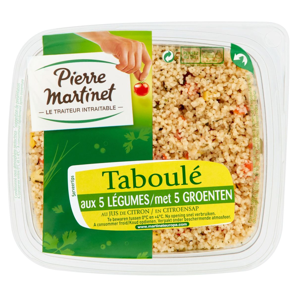 Pierre Martinet Taboulé met 5 Groenten en Citroensap 300 g