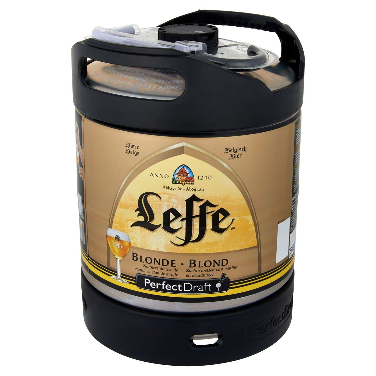 Leffe PerfectDraft Belgisch Bier Blond Tapvat 6 L