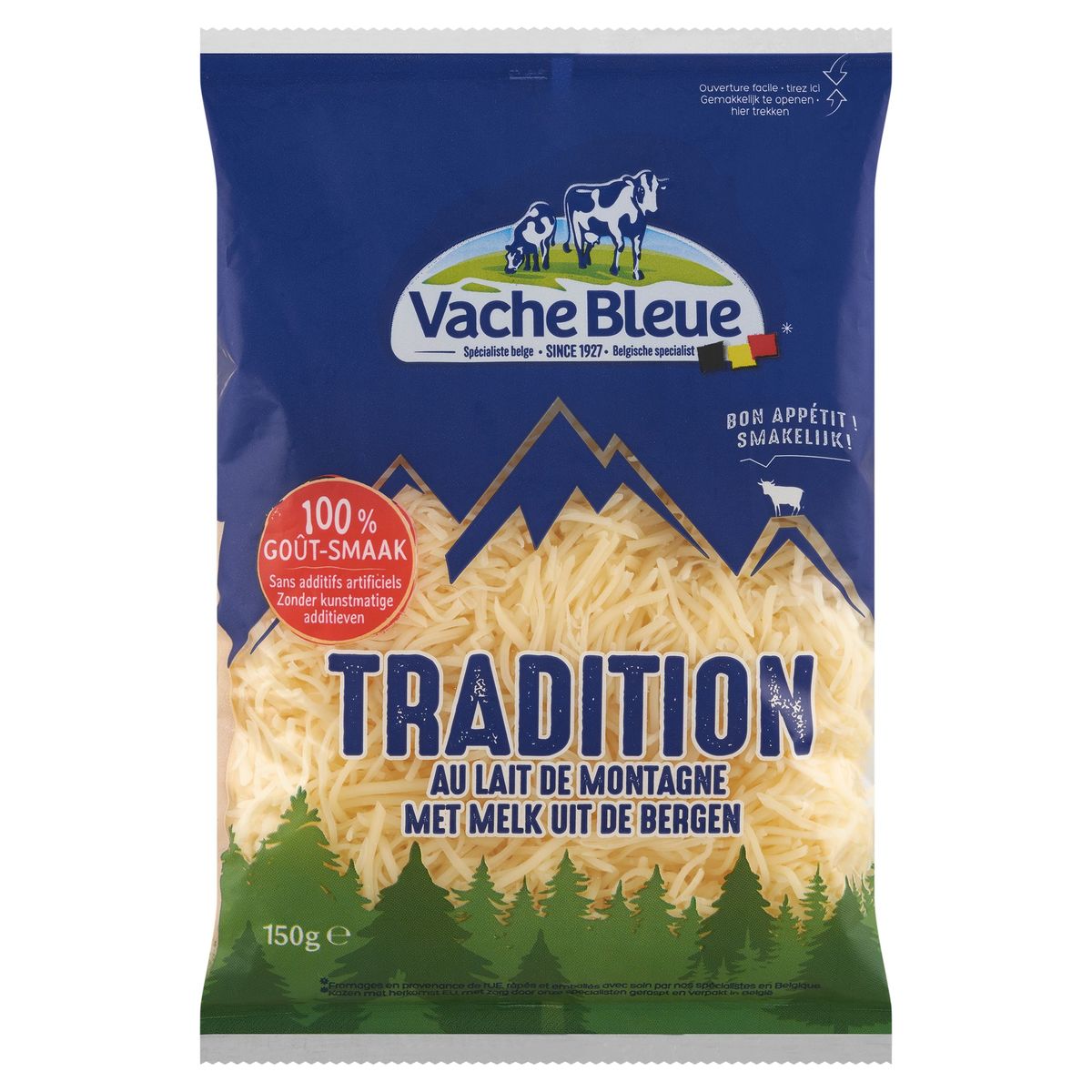 Vache Bleue Tradition met Melk uit de Bergen 150 g