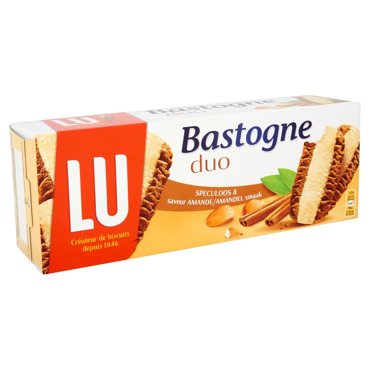 LU Bastogne Duo Biscuits Spéculoos & Saveur Amande 260 g