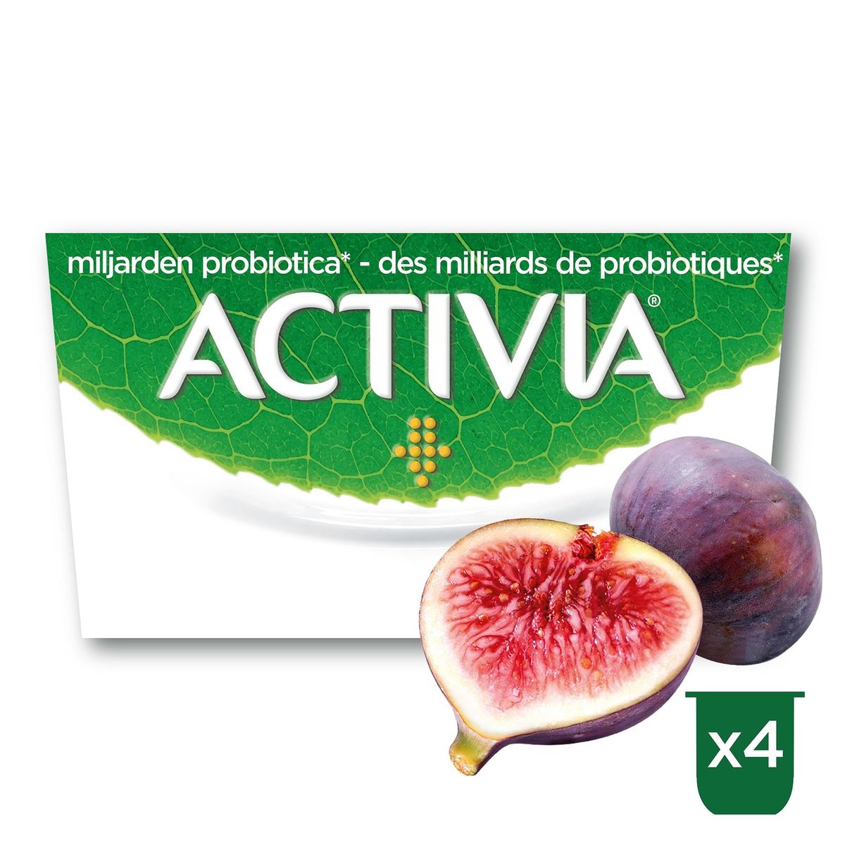 Activia Yaourt Figue avec Probiotiques 4 x 125 g