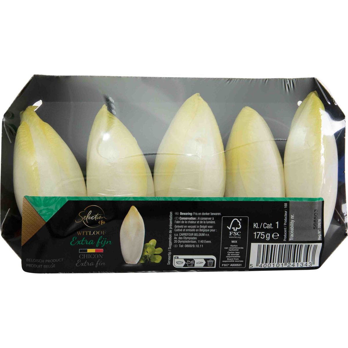 Carrefour Selection Witloof Extra Fijn 175 g