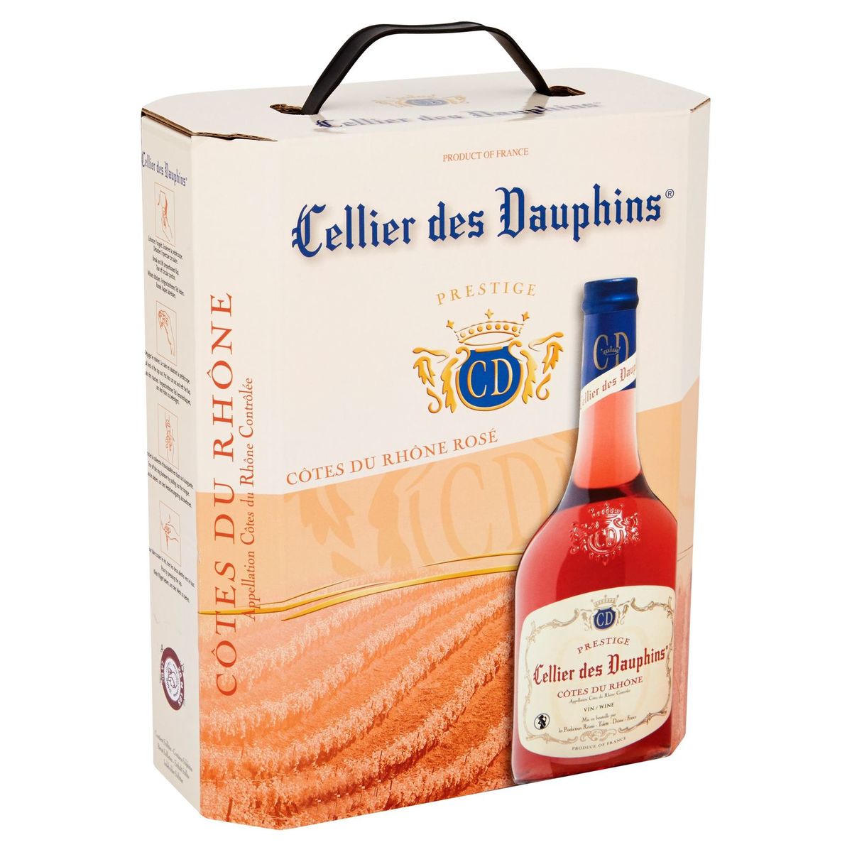 Cellier des Dauphins Prestige Côtes du Rhône Rosé 3 L