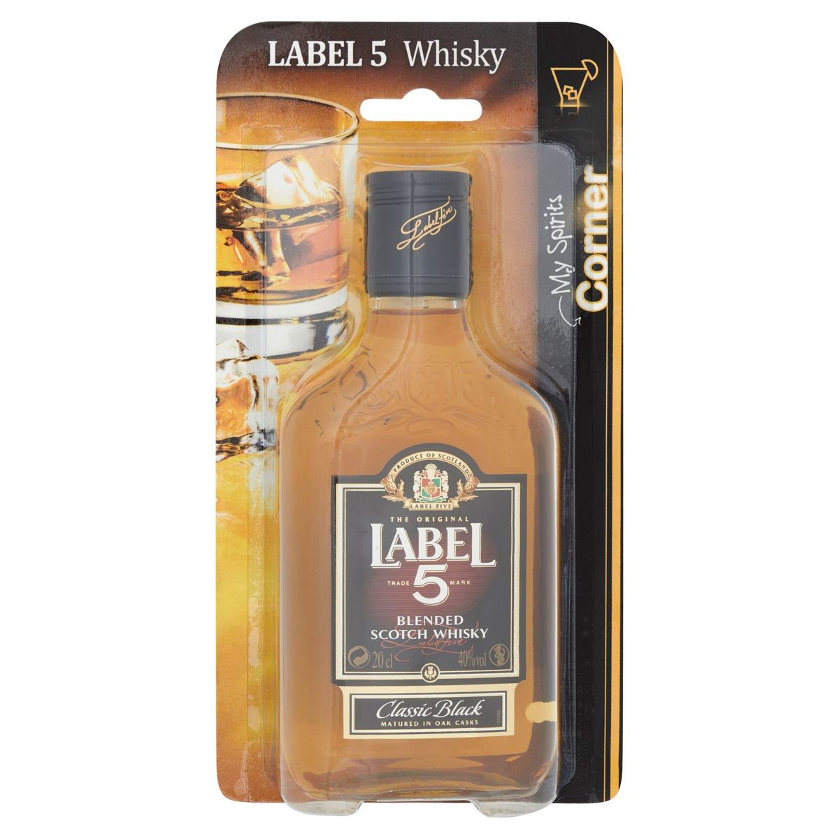 Label 5 Blended Scotch Whisky Classic Black 20 cl