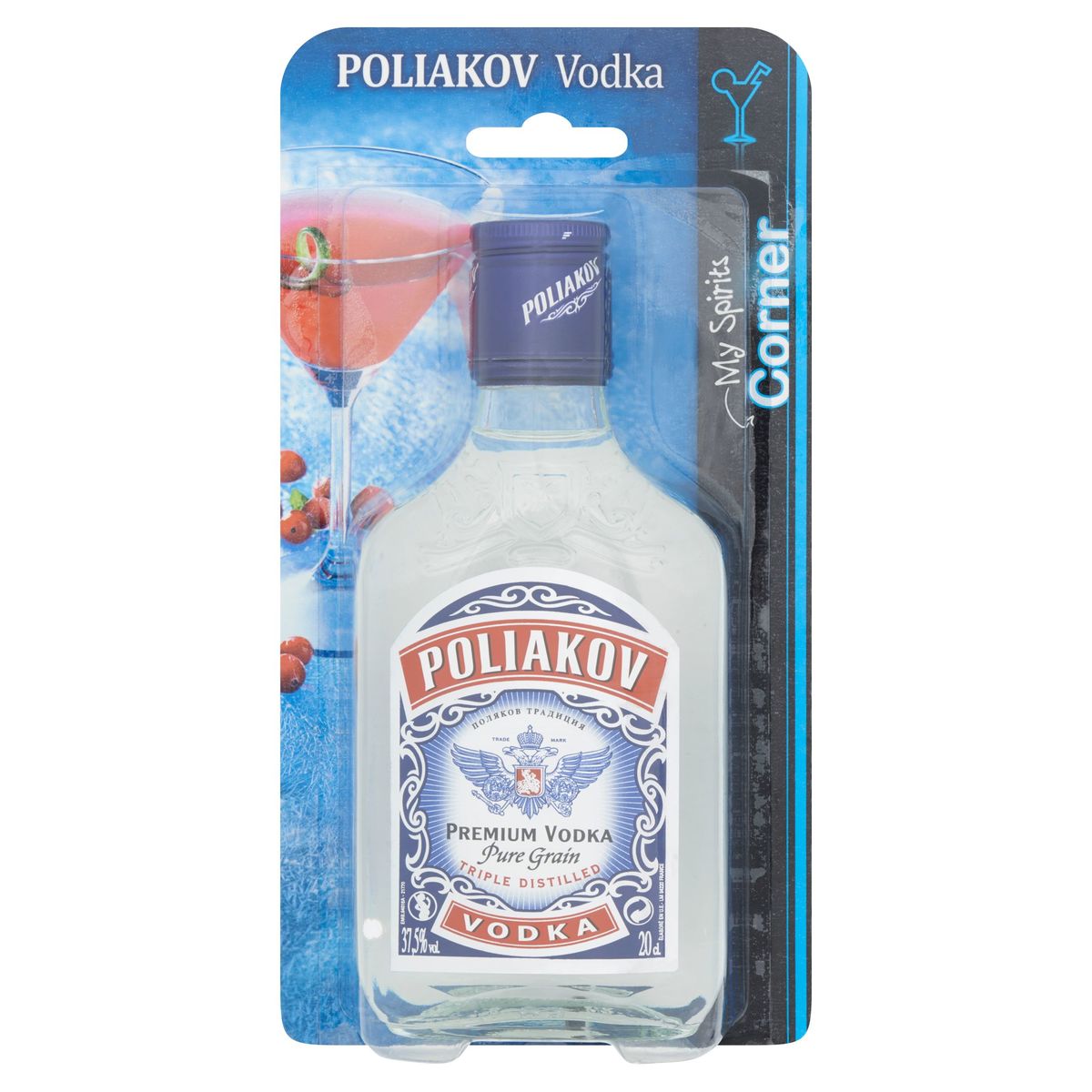 Poliakov Premium Vodka Pure Grain 20 cl