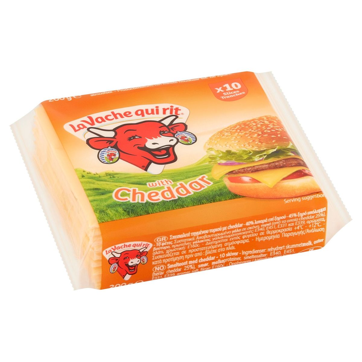 La Vache Qui Rit fromage en tranches Cheddar 200 g