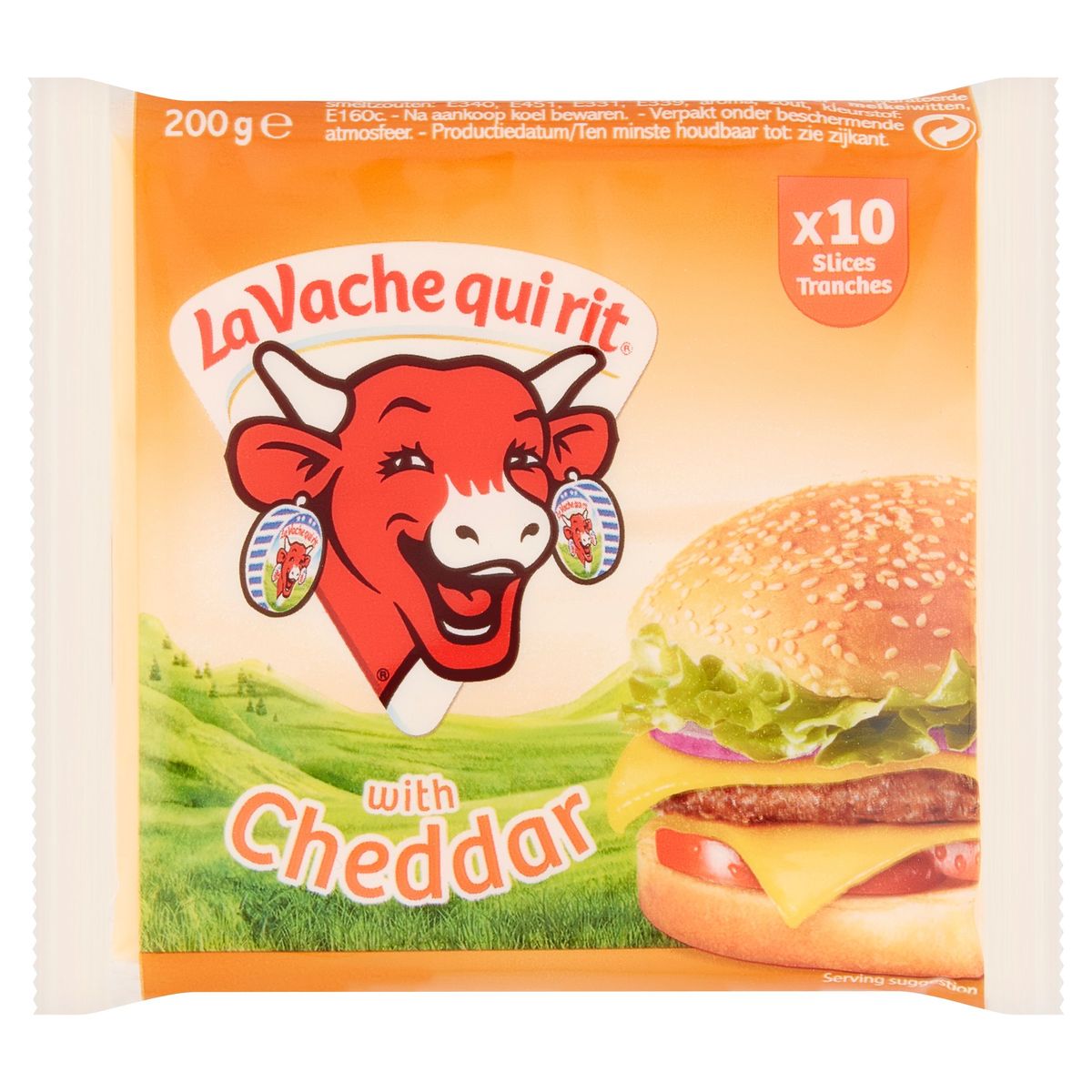 La Vache Qui Rit fromage en tranches Cheddar 200 g