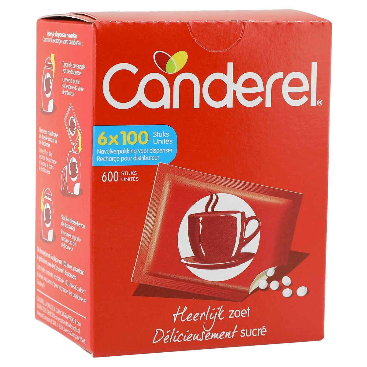 Canderel Édulcorant refill 600PC