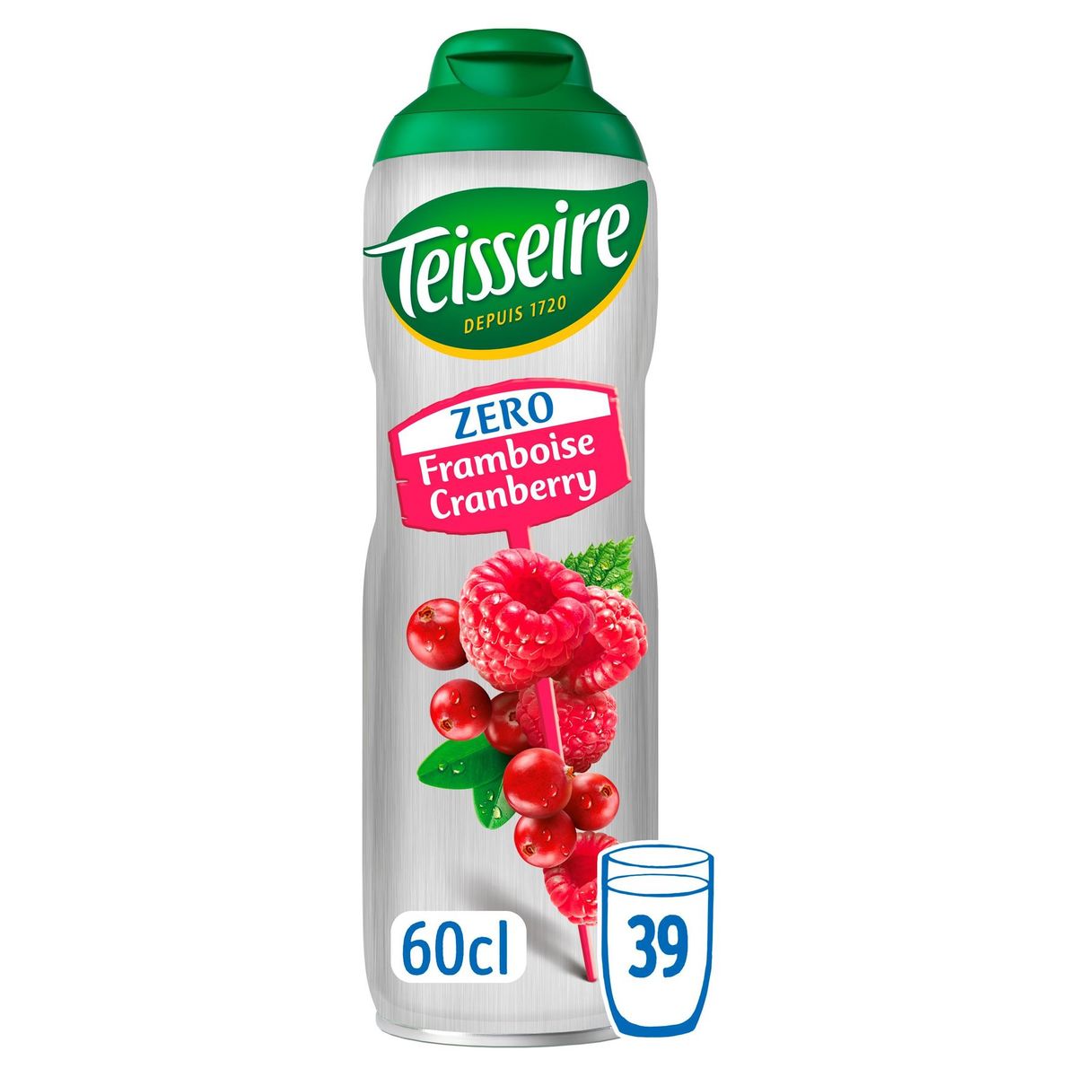 Teisseire Zero Framboise-Cranberry 60 cl