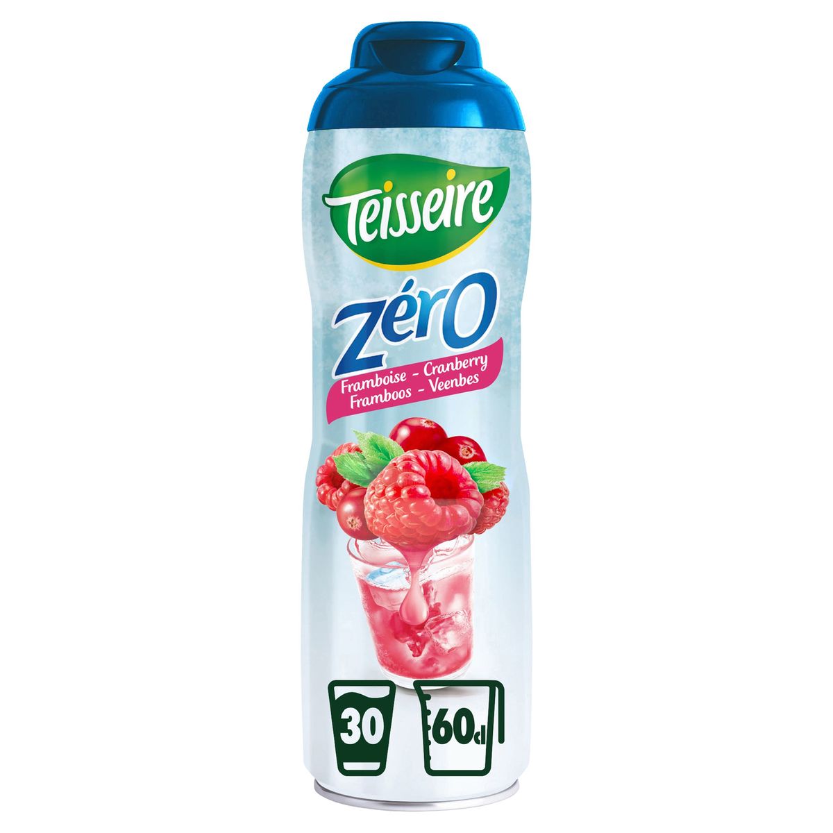 Teisseire Zero Framboise-Cranberry 60 cl