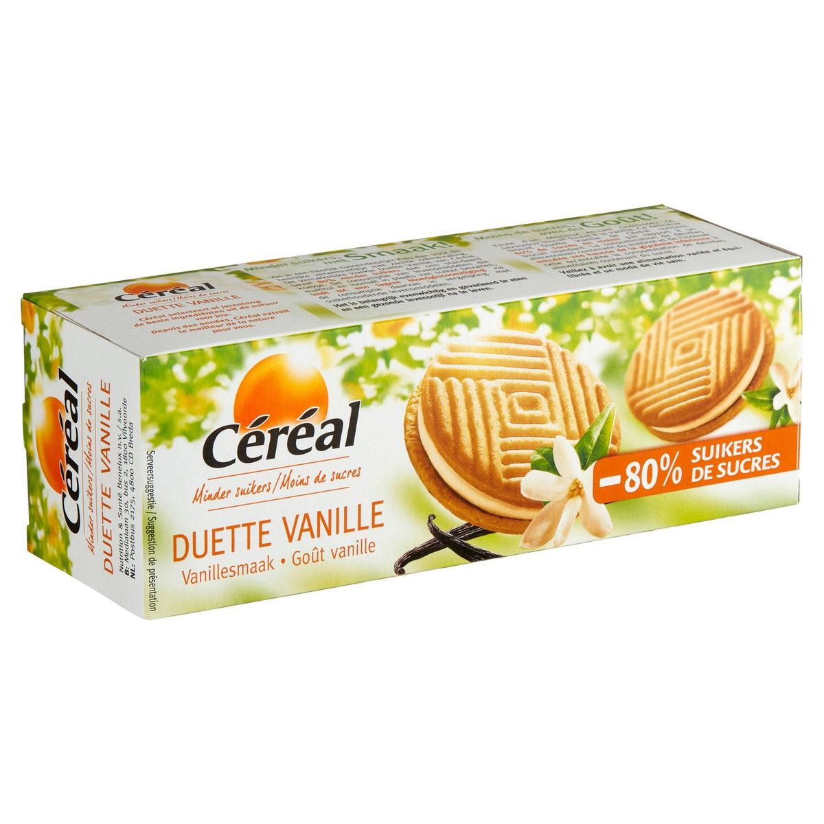 Céréal Moins de Sucres Duette Vanille Goût Vanille 150 g