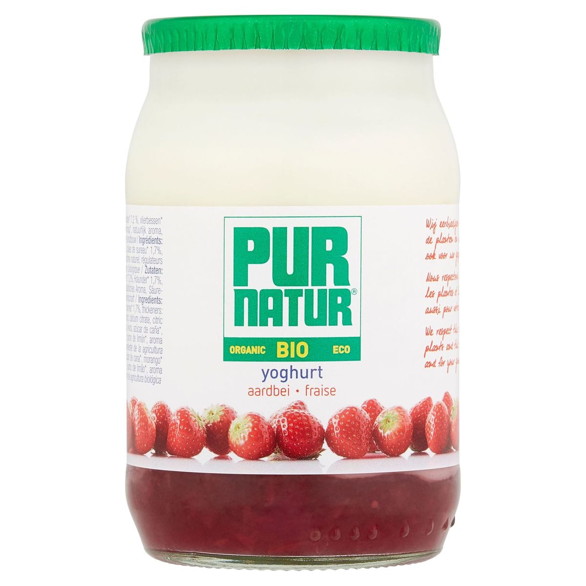 Pur Natur Bio Yoghurt Aardbei 150 g