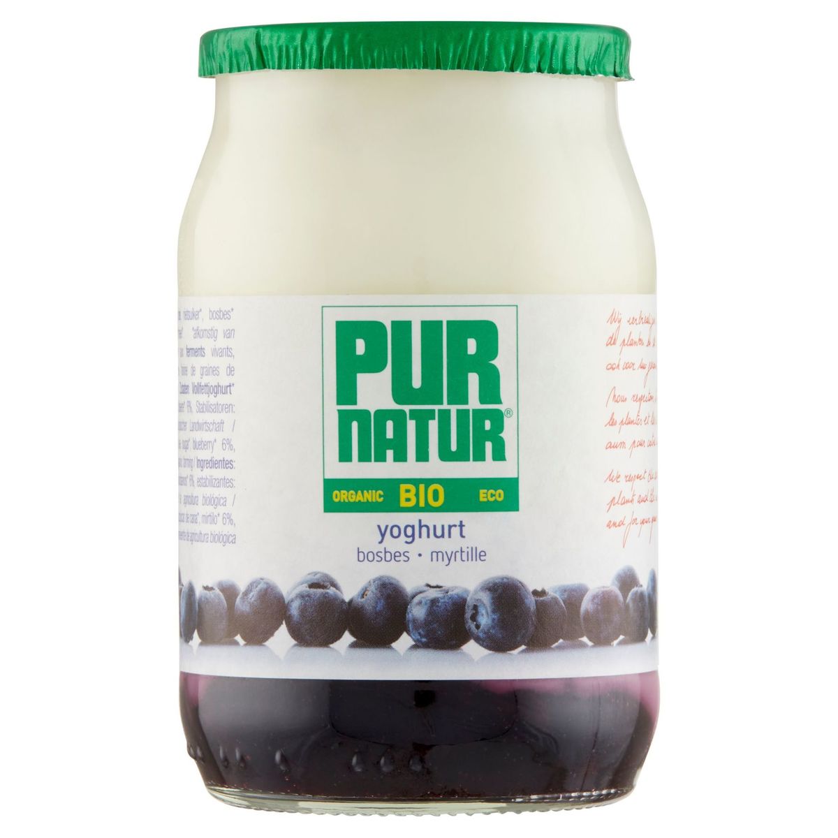 Pur Natur Bio Yoghurt Bosbes 150 g