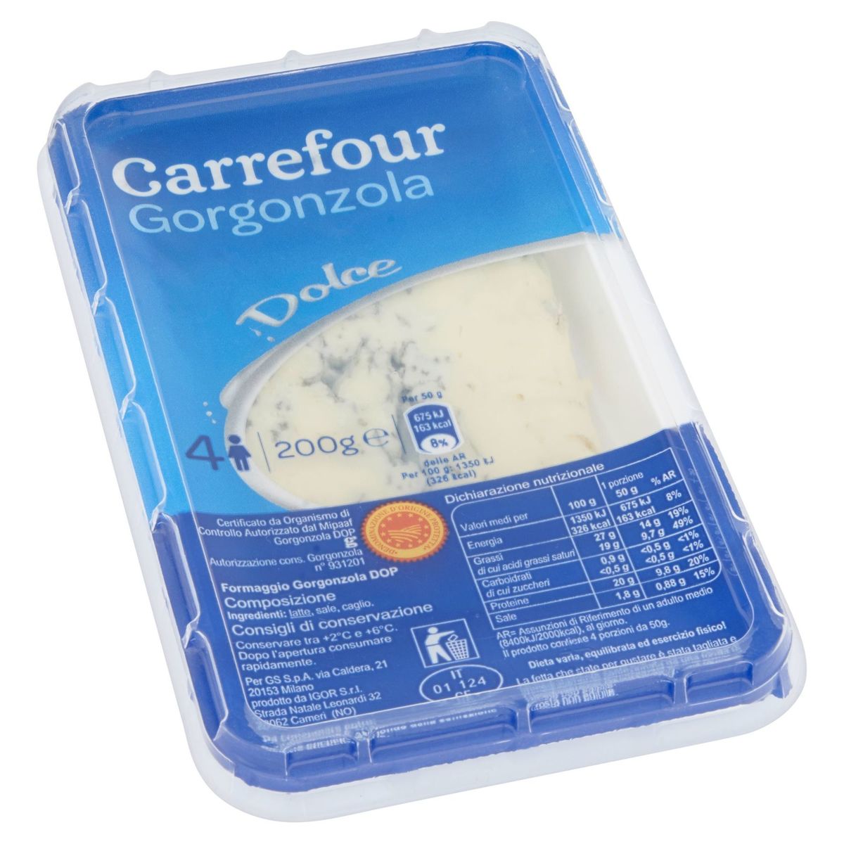 Carrefour Gorgonzola Dolce 200 g