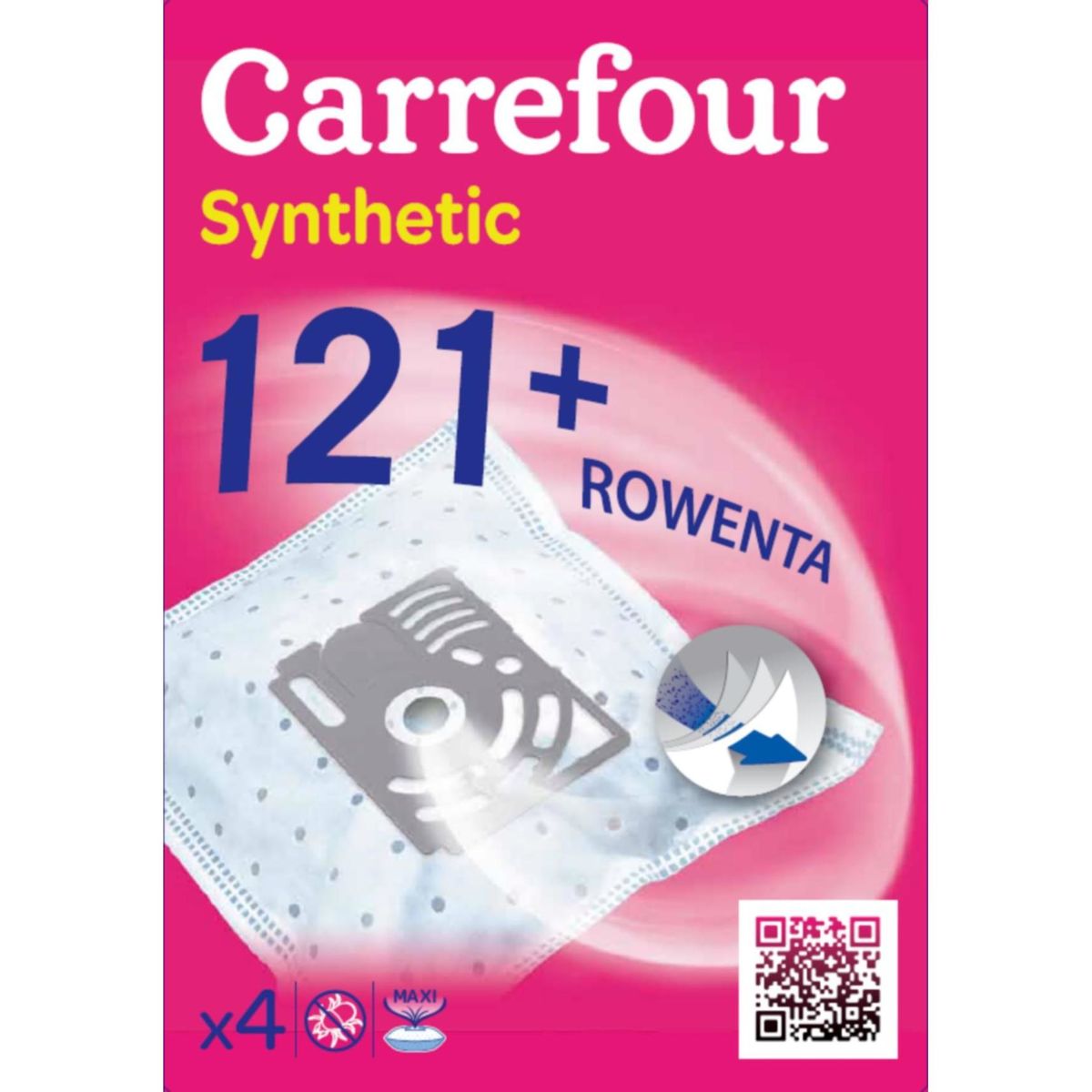 Carrefour NR121+ Sacs aspirateur