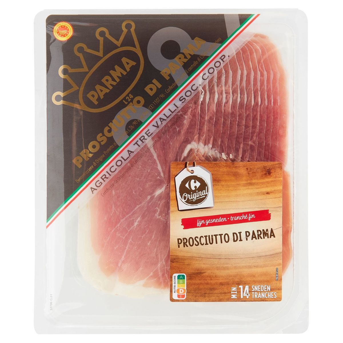 Carrefour Original Prosciutto di Parma Tranché Fin 160 g