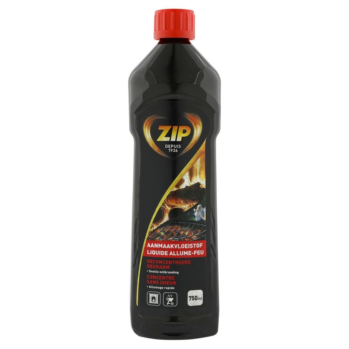 Zip Liquide allume-feu Concentré Sans Odeur 750ml