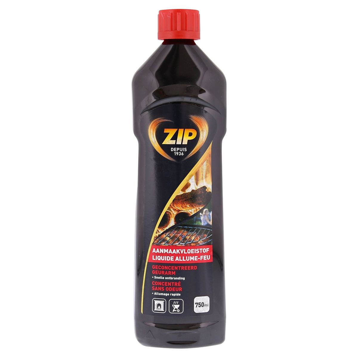 Zip Liquide allume-feu Concentré Sans Odeur 750ml