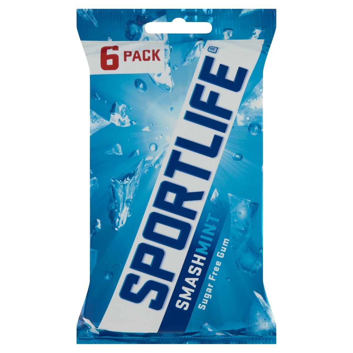 Sportlife Smashmint Sugar Free Gum 6 x 18 g