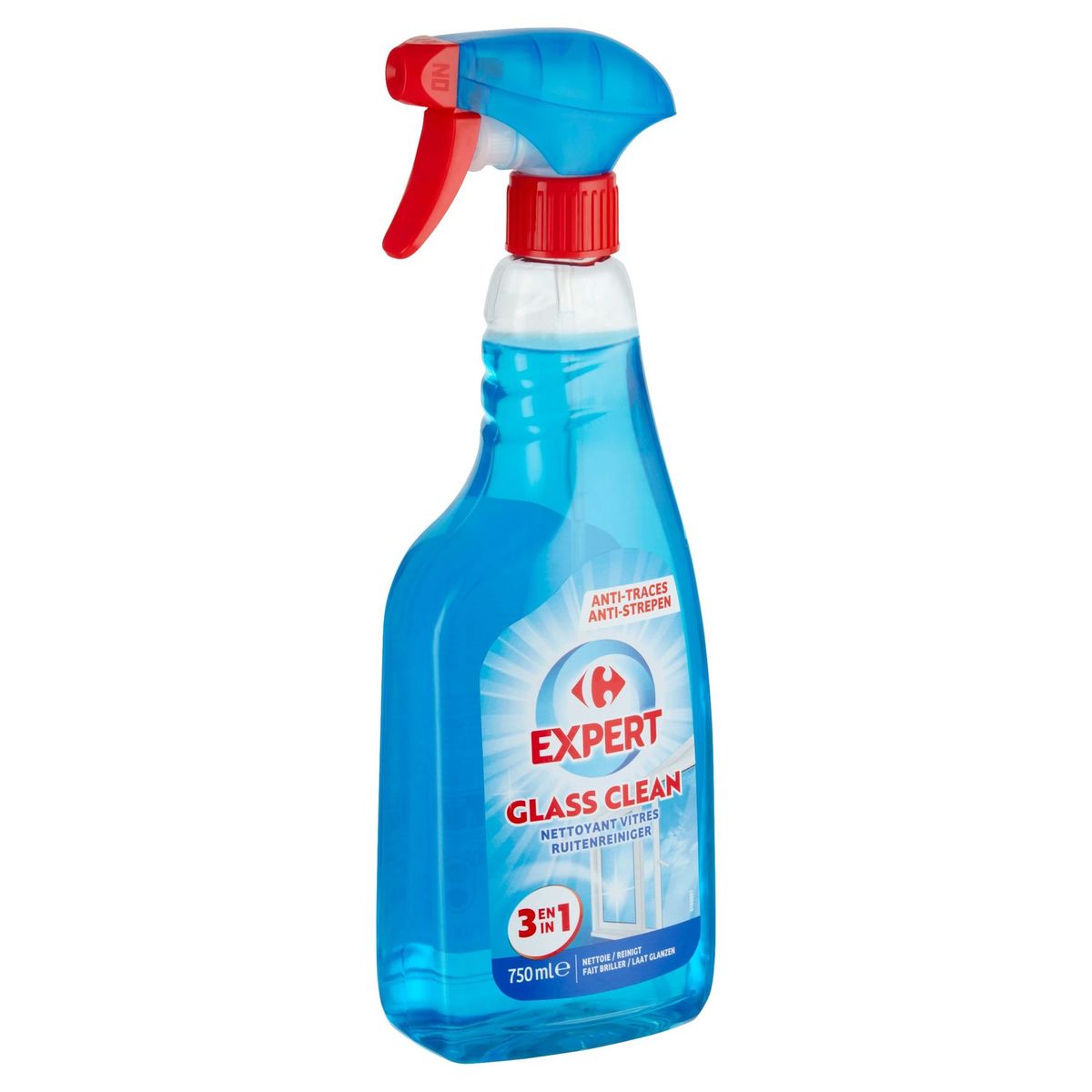 Carrefour Expert Glass Clean Ruitenreiniger 3in1   750 ml