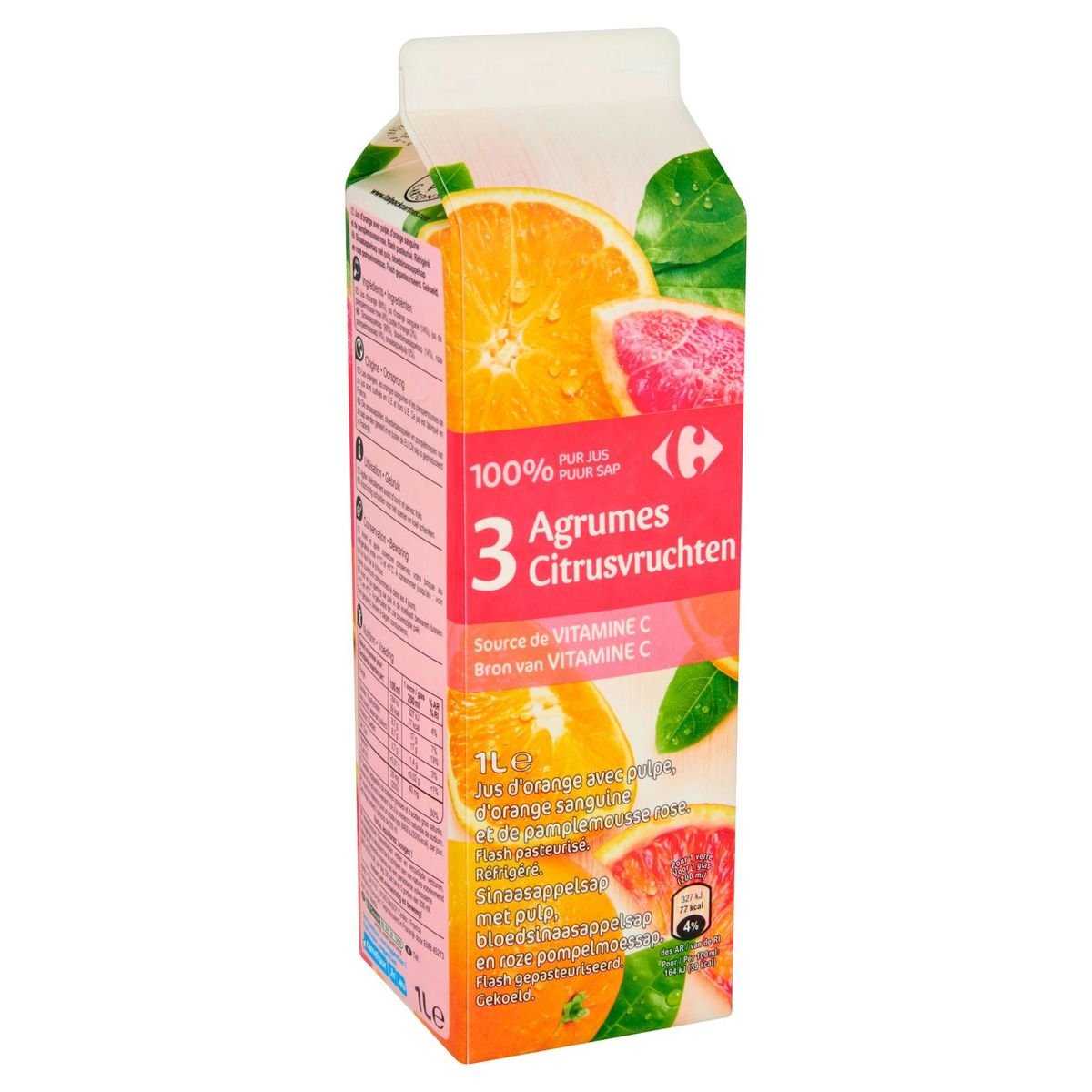 Carrefour 100% Pur Jus 3 Agrumes 1 L