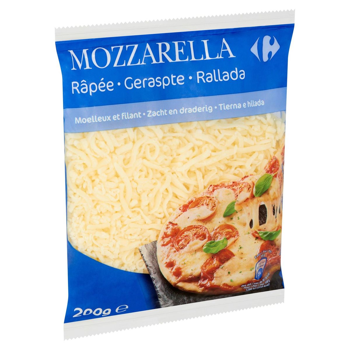 Carrefour Mozzarella Geraspte 200 g