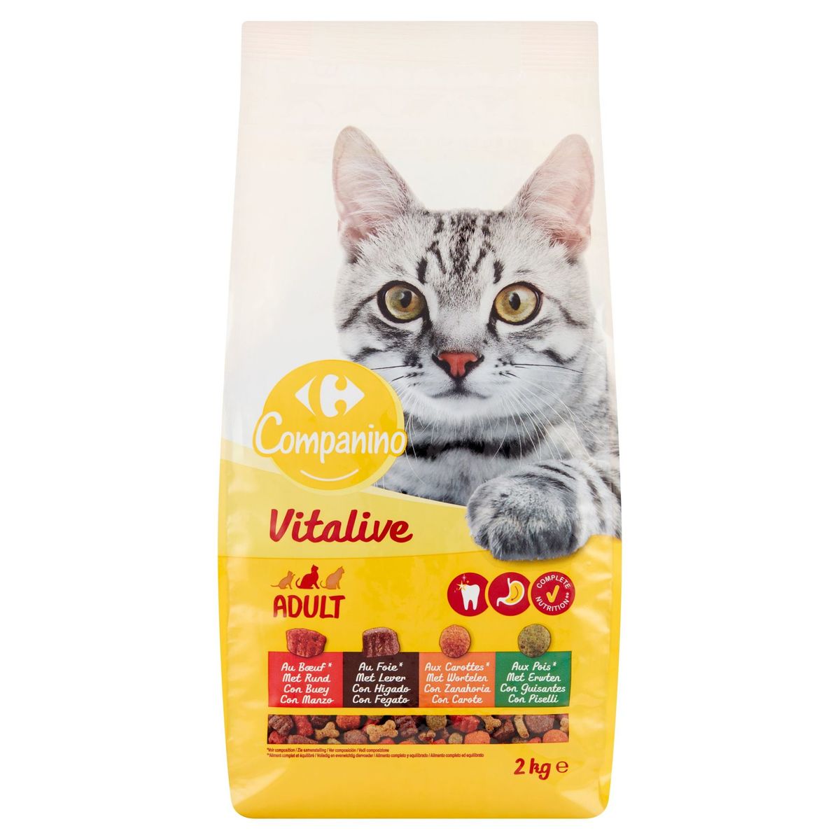 Carrefour Companino Vitalive Adult 2 kg