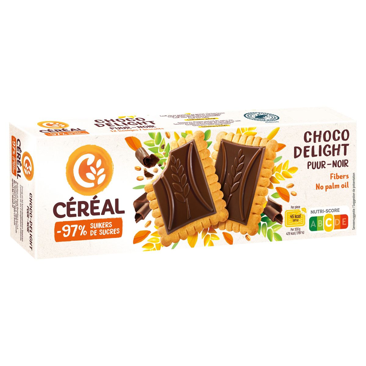 Céréal Moins de Sucres Choco Delight Noir 126 g