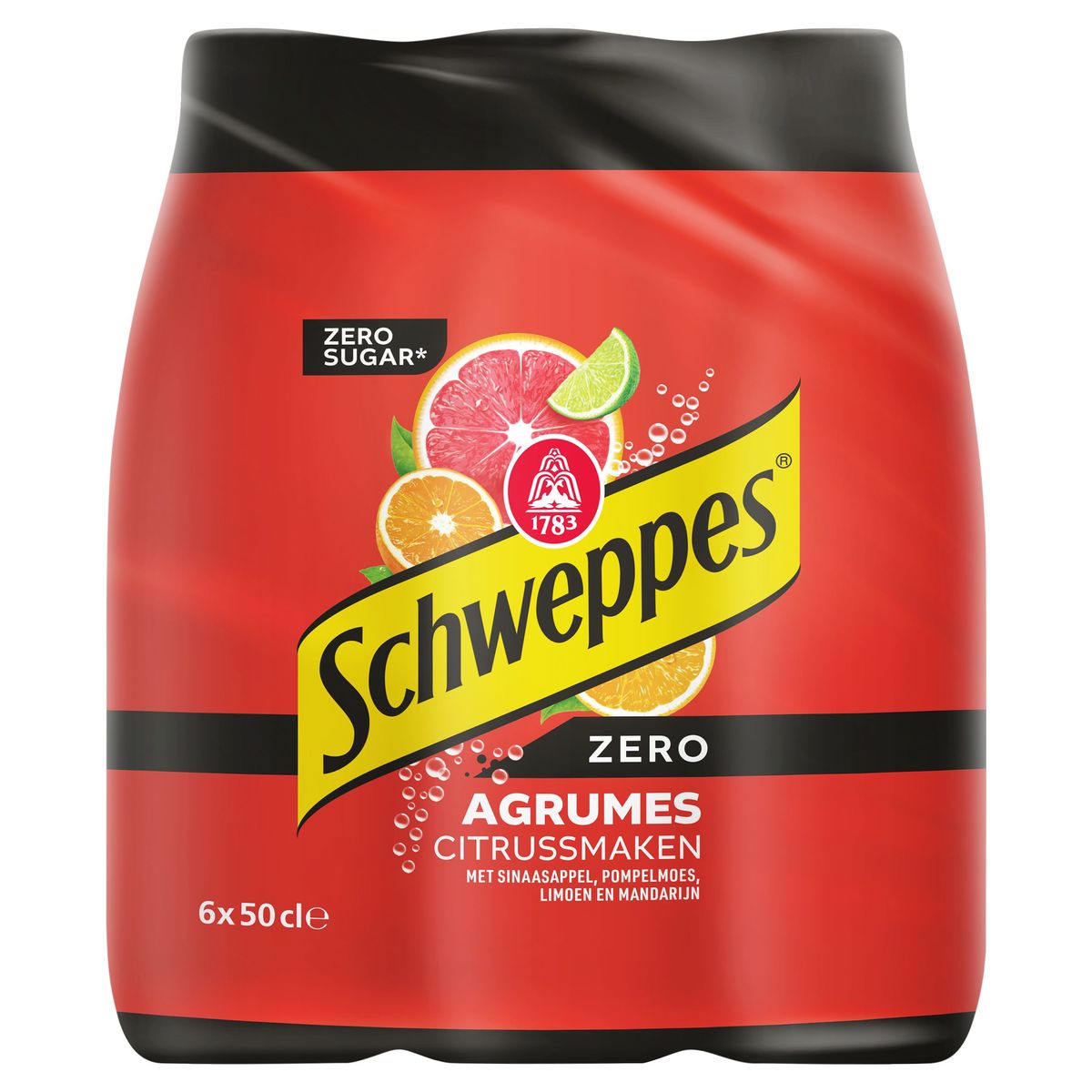 Schweppes Zero Citrussmaken 6 x 50 cl