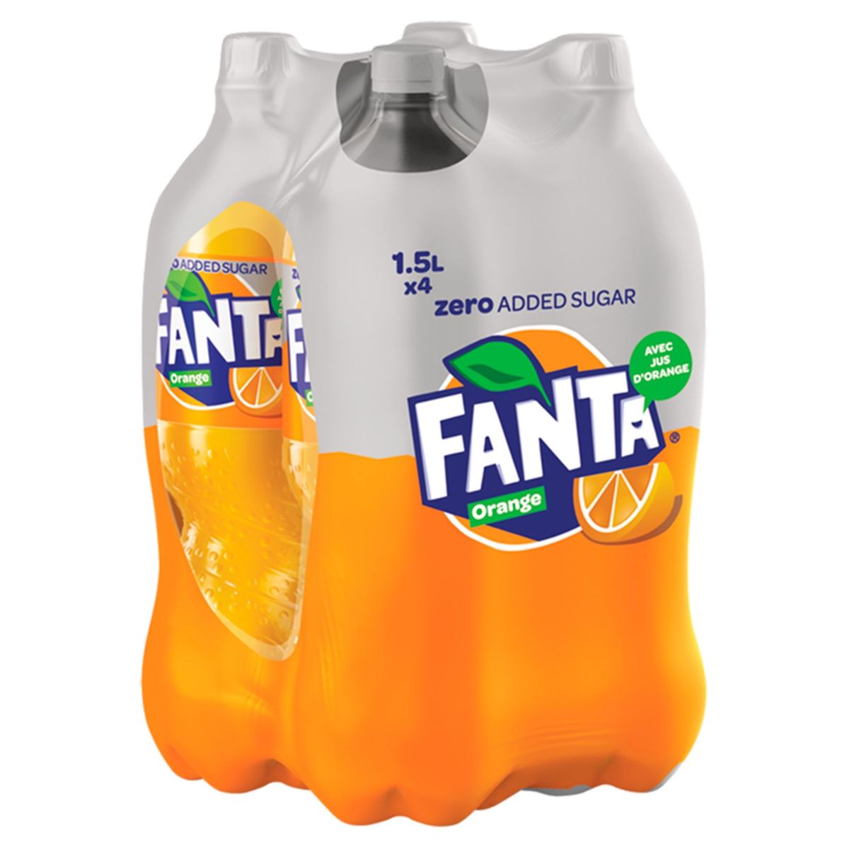 Fanta Zero Orange Lemonade 4 x 1.5 L