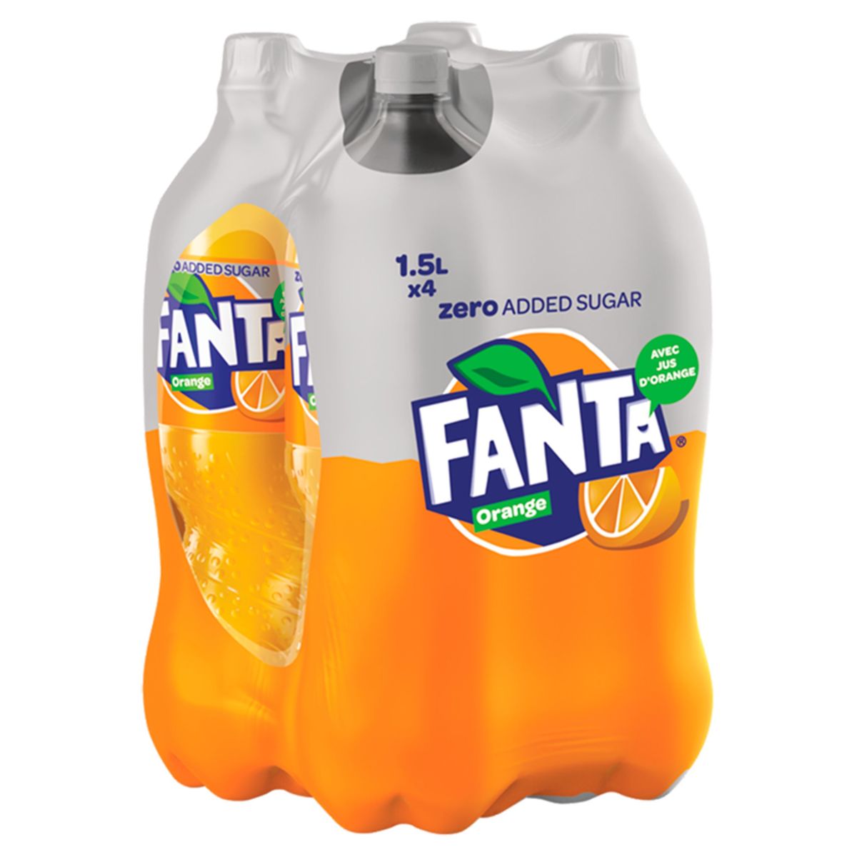 Fanta Zero Orange Lemonade 4 x 1.5 Liter