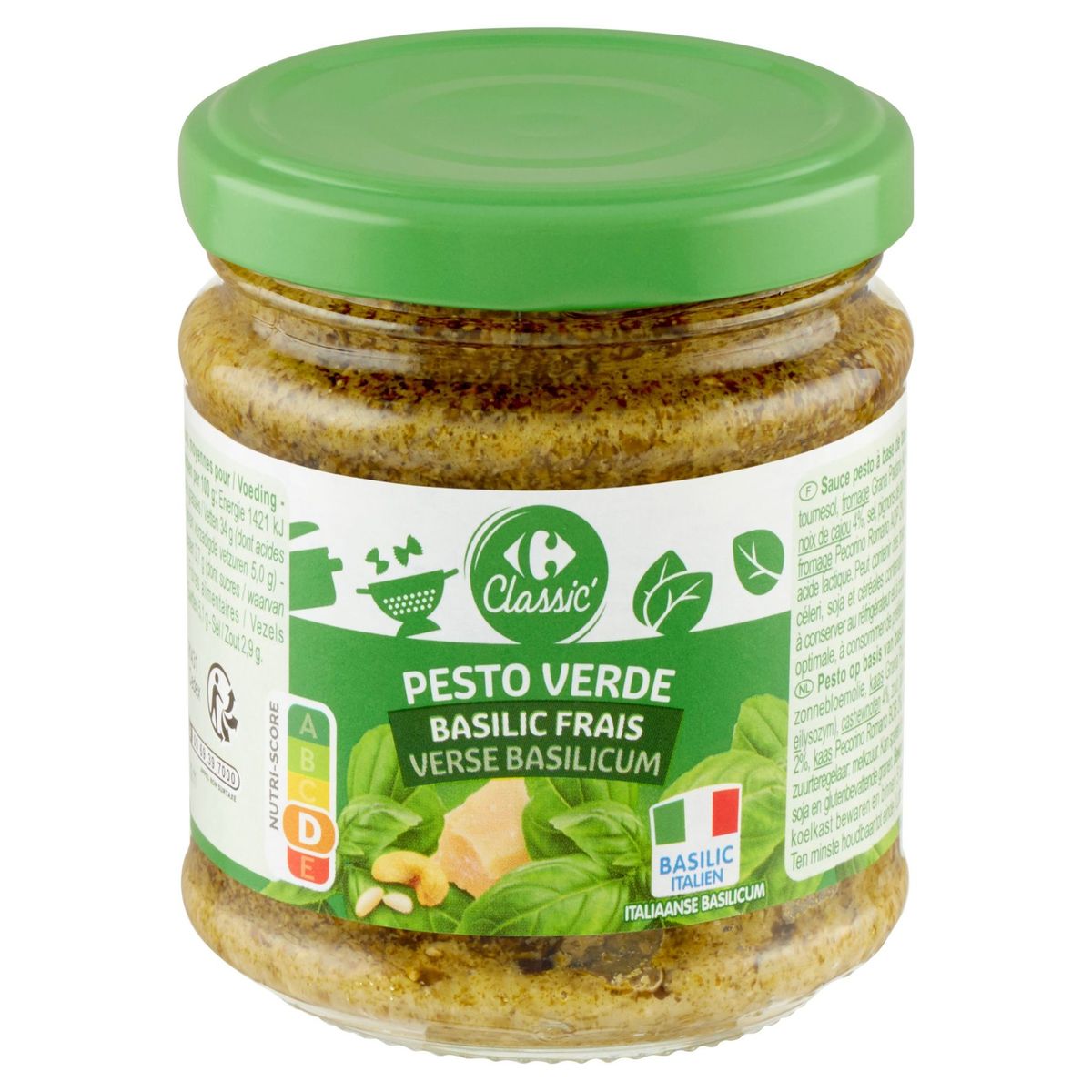 Carrefour Classic' Pesto Verde Basilic Frais 190 g