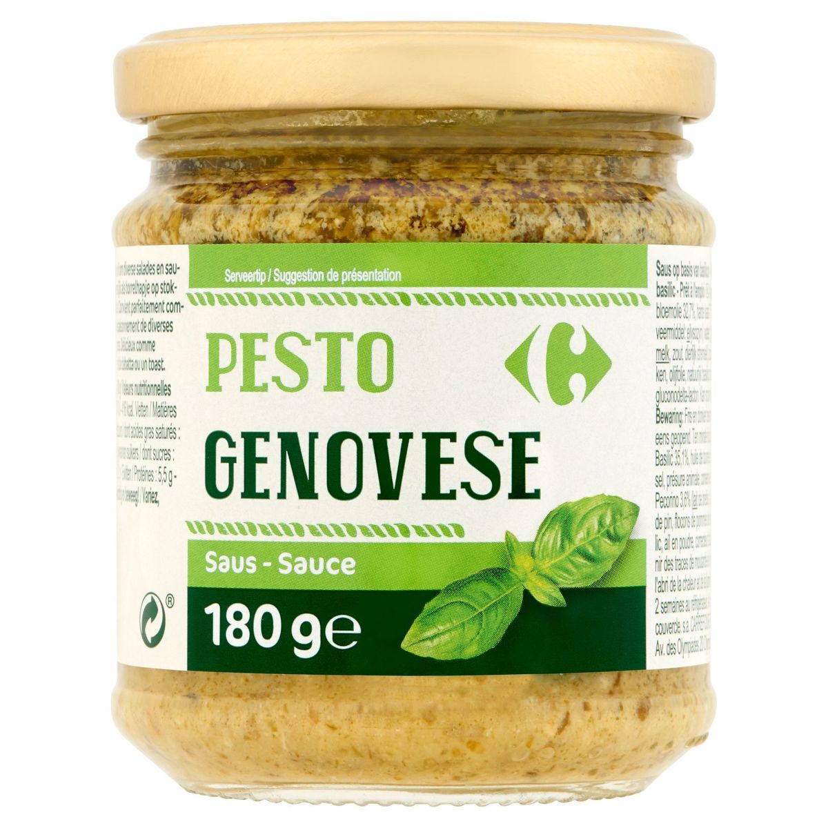 Carrefour Pesto Genovese Sauce 180 g
