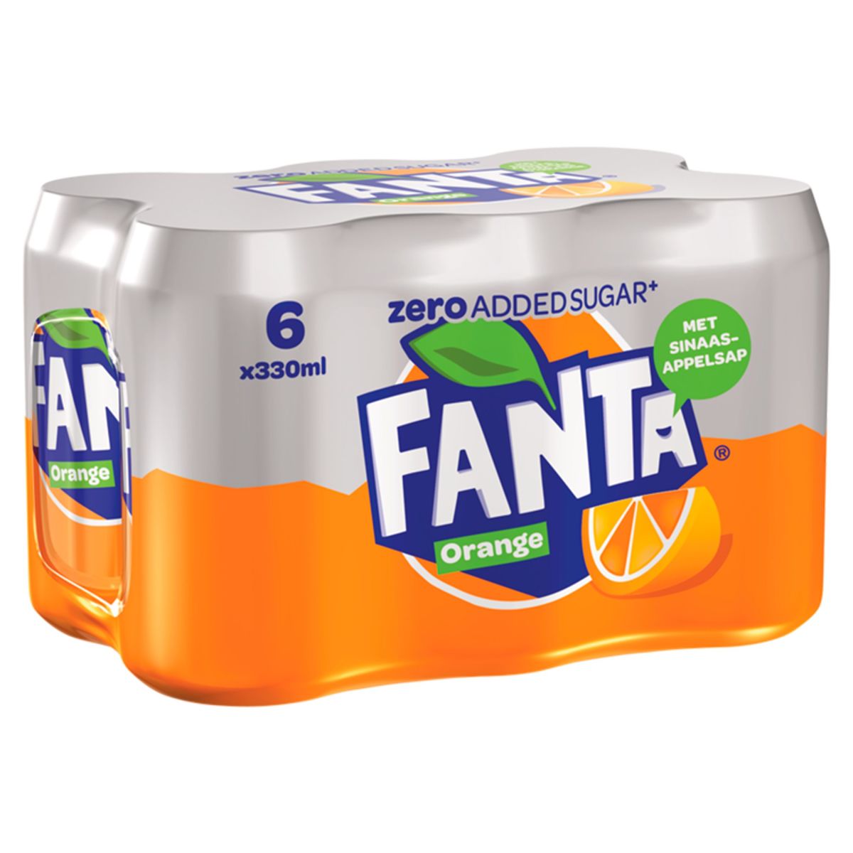 FANTA ZERO ORANGE Lemonade SLEEKCAN 330 ML X 6
