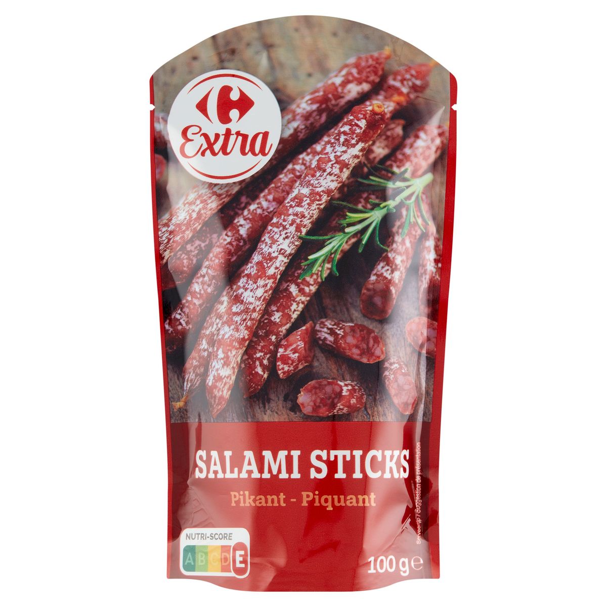 Carrefour Extra Salami Sticks Pikant 100 g