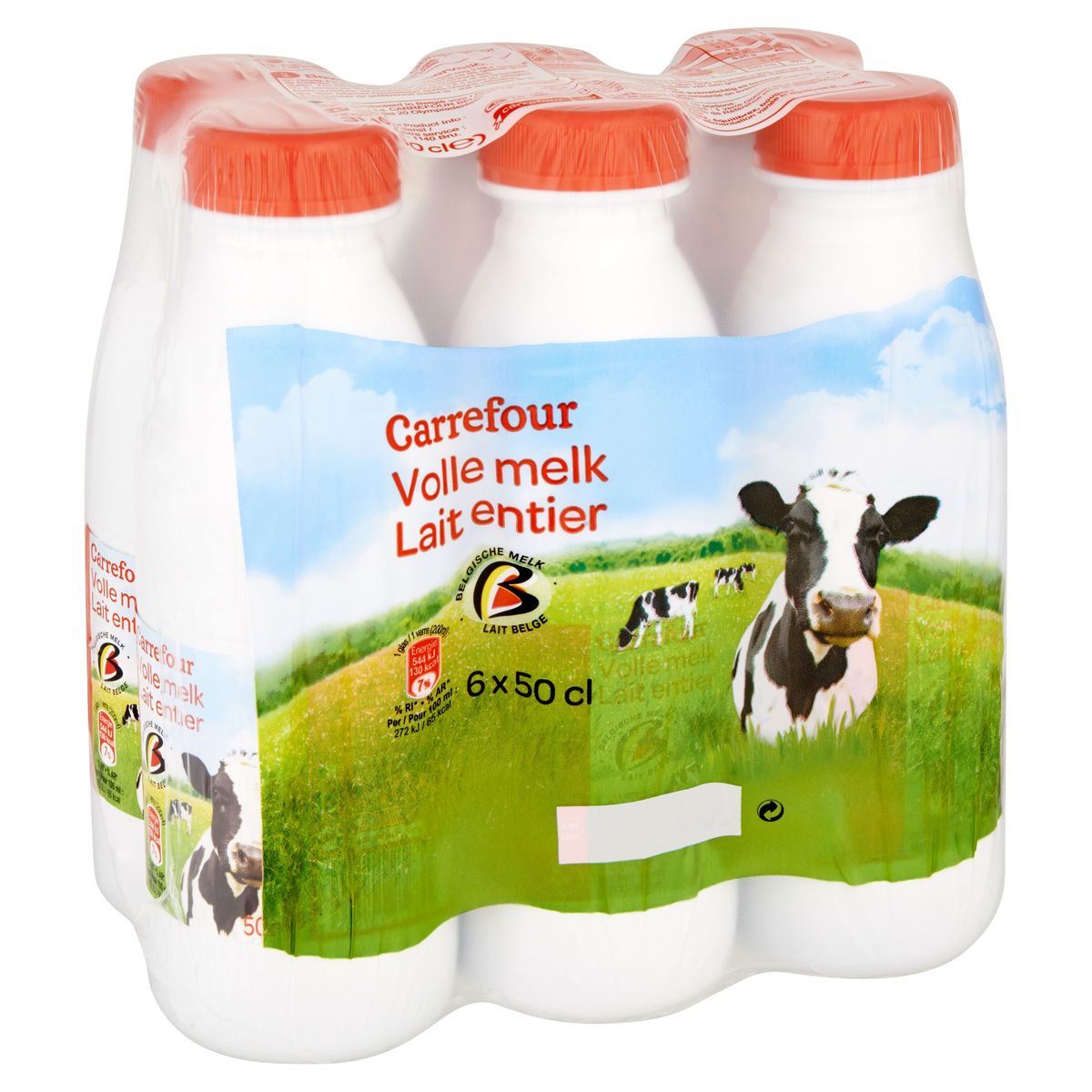 Carrefour Classic' Lait Entier 6 x 50 cl