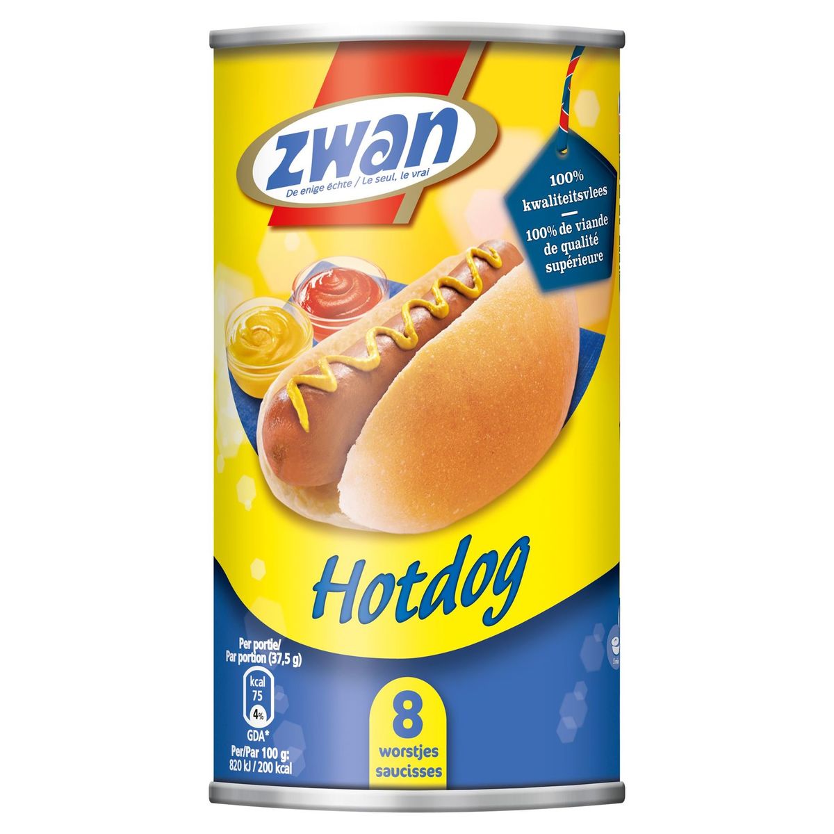 Zwan  Worst  Hot dog Snack 550 g