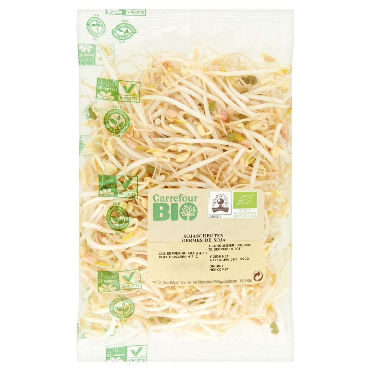 Carrefour Bio germes de soja 200 g