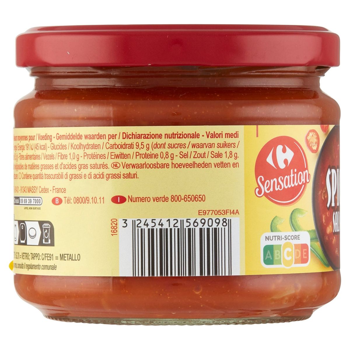 Carrefour Sensation Spicy Salsa 315 g