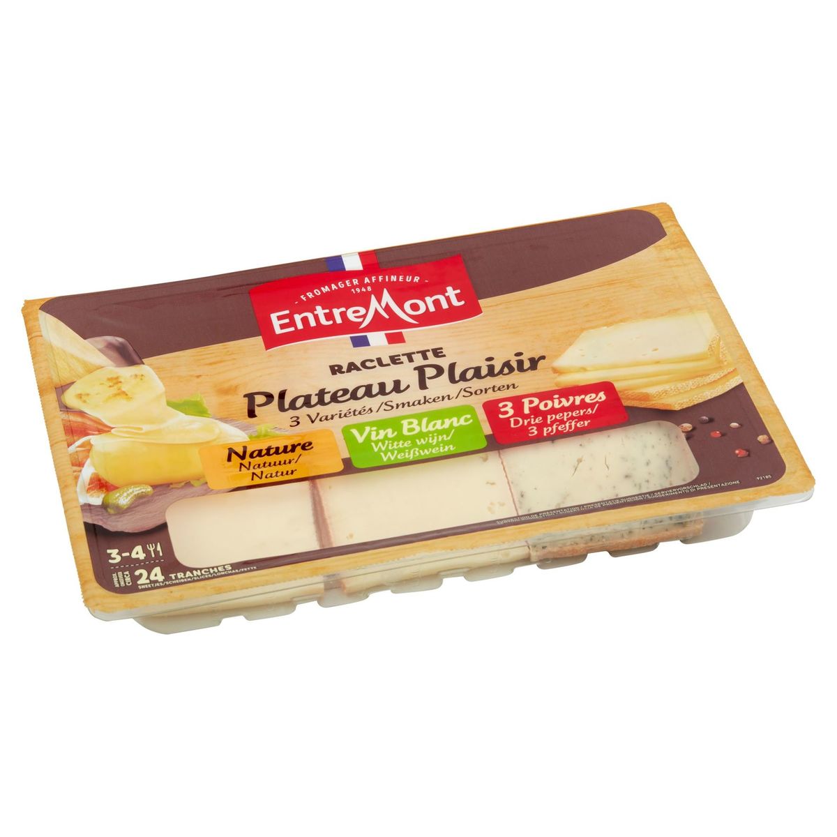 Entremont Raclette Plateau Plaisir 3 Smaken 600 g