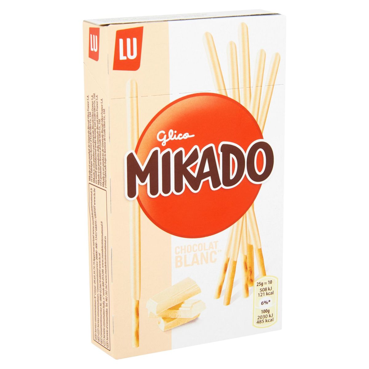 LU Mikado Koekjes Witte Chocolade 70 g