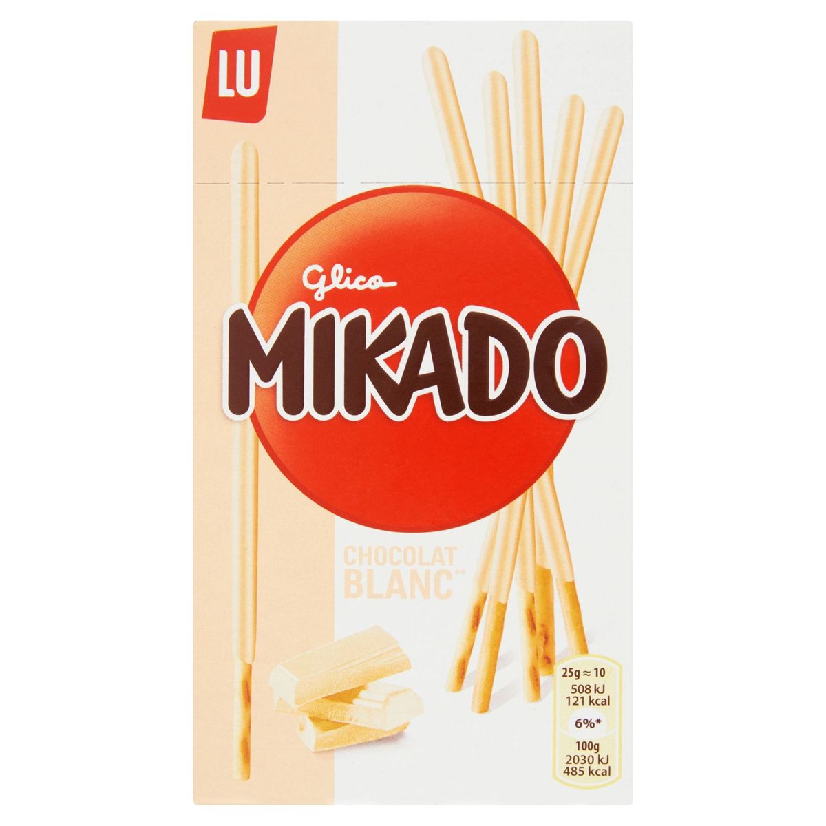 LU Mikado Biscuits Chocolat Blanc 70 g