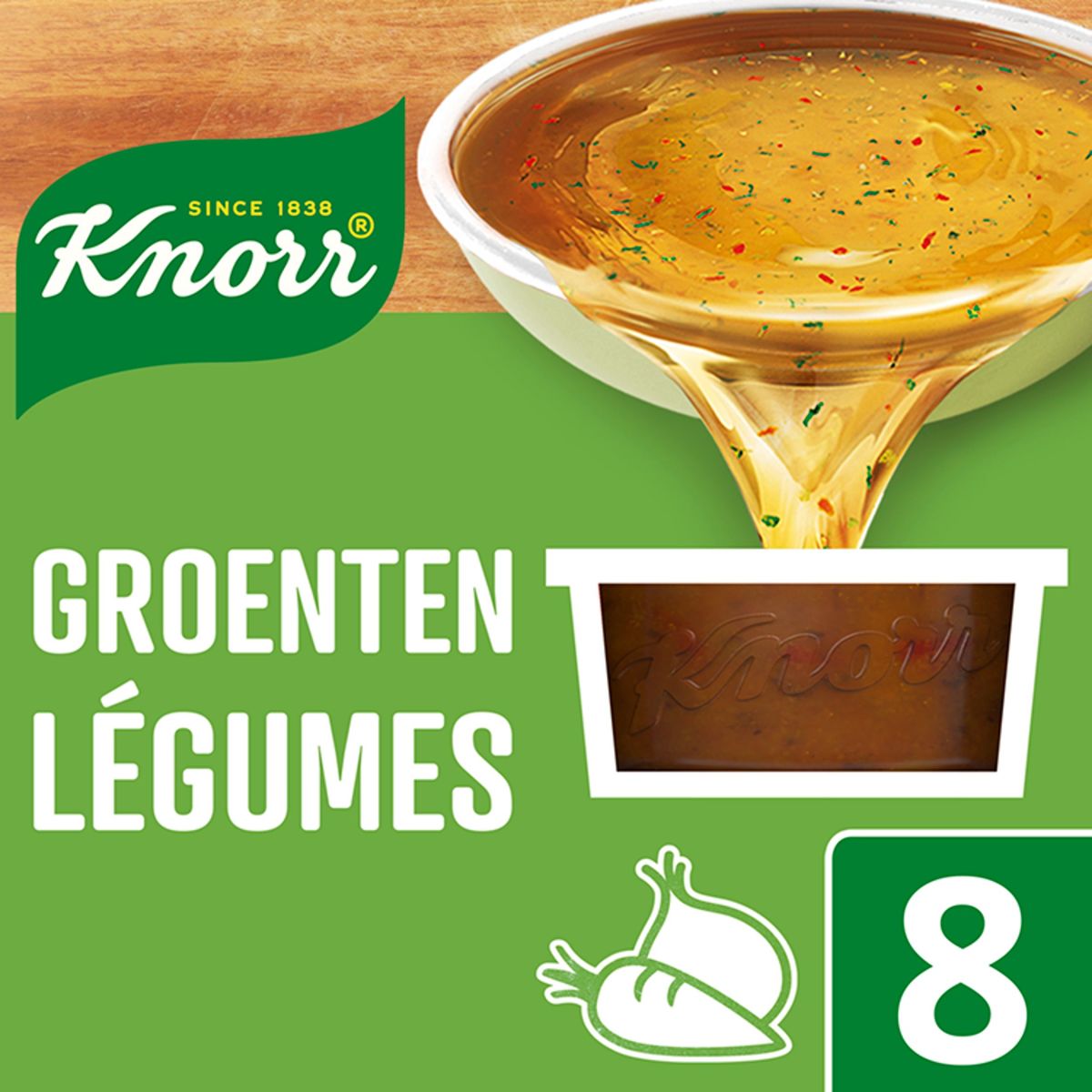 Knorr Marmites de bouillon Légumes 8 x 28 g