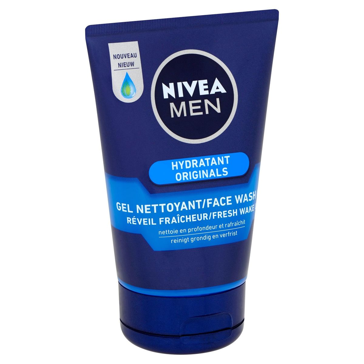 Nivea Men Hydratant Originals Face Wash Gel Fresh Wake Up 100 ml