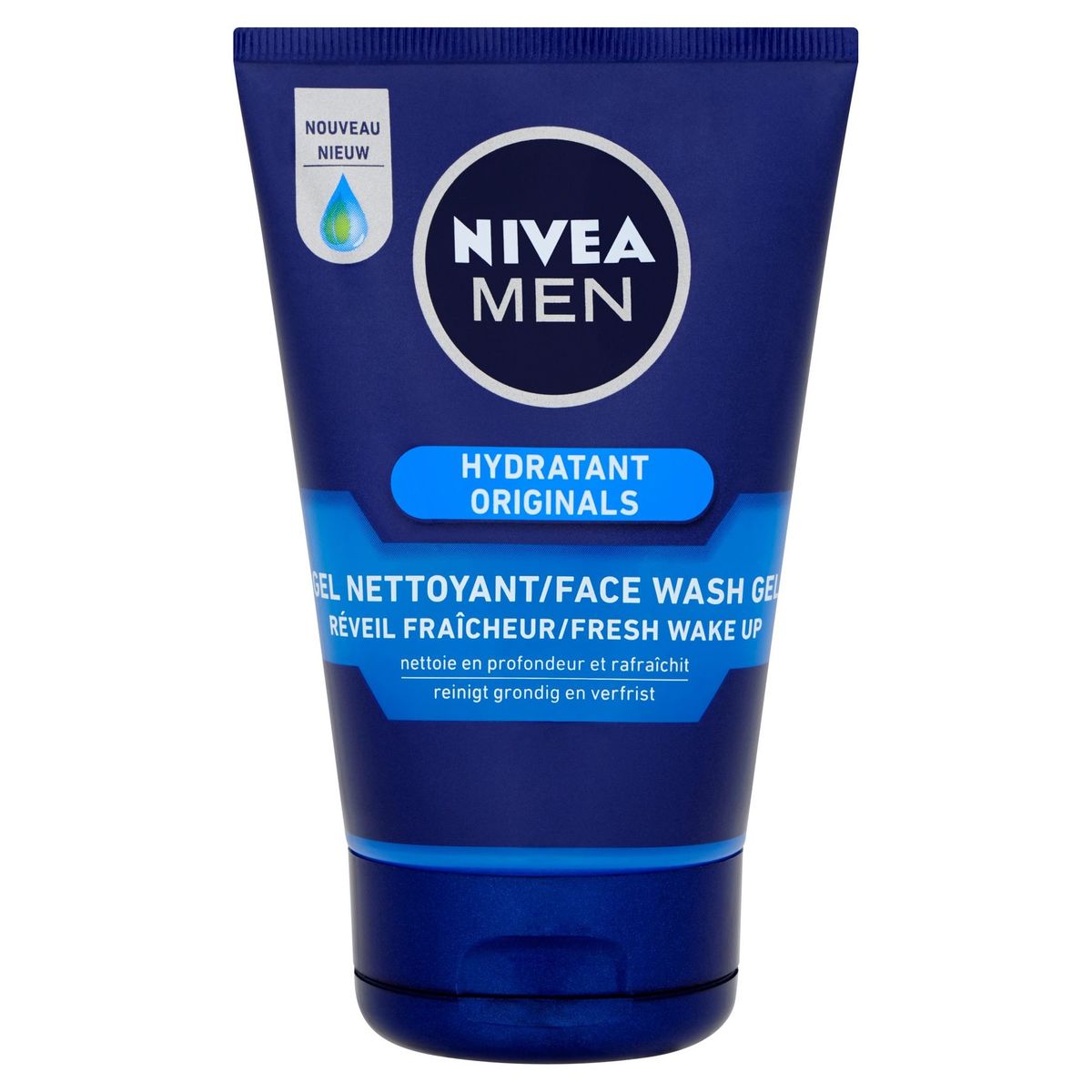 Nivea Men Hydratant Originals Face Wash Gel Fresh Wake Up 100 ml