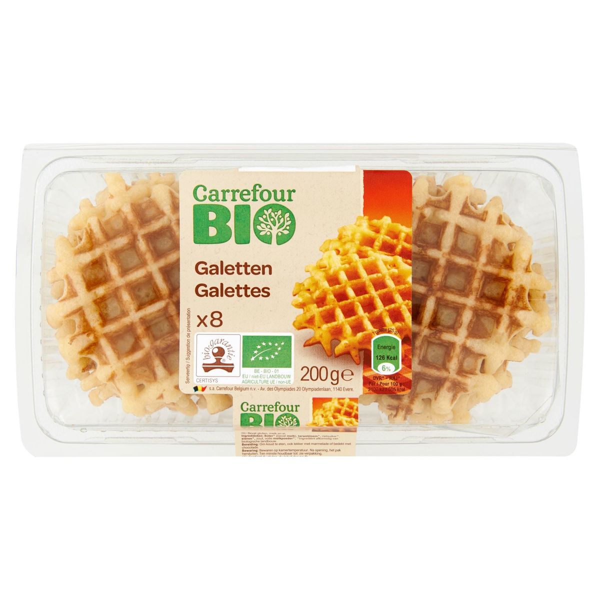 Carrefour Bio 8 Galettes 200 g