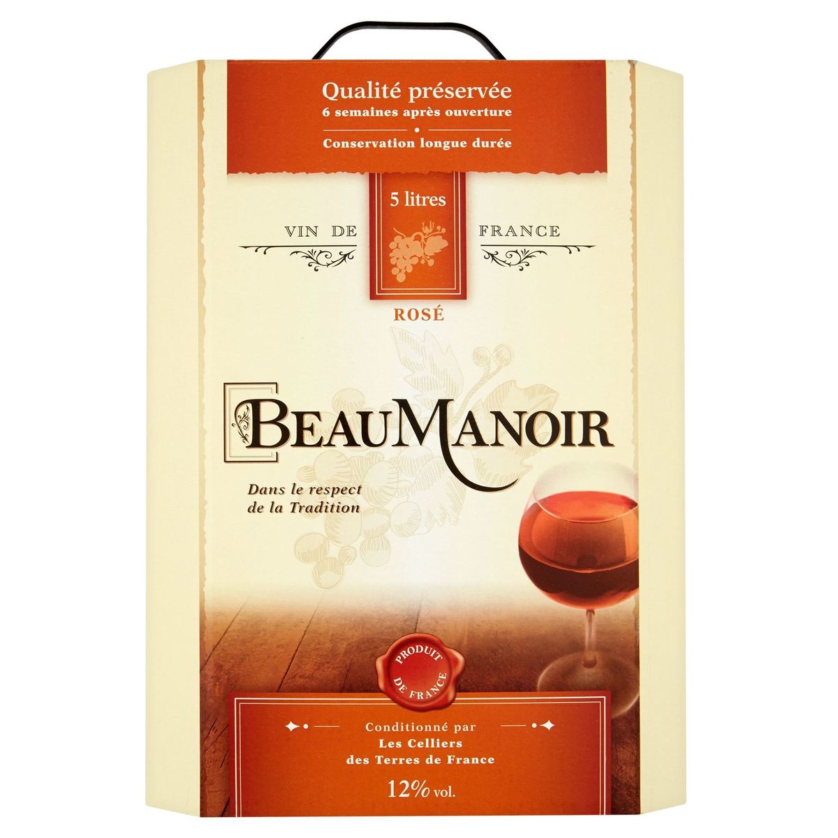Beaumanoir Vin de France rosé 5 litres