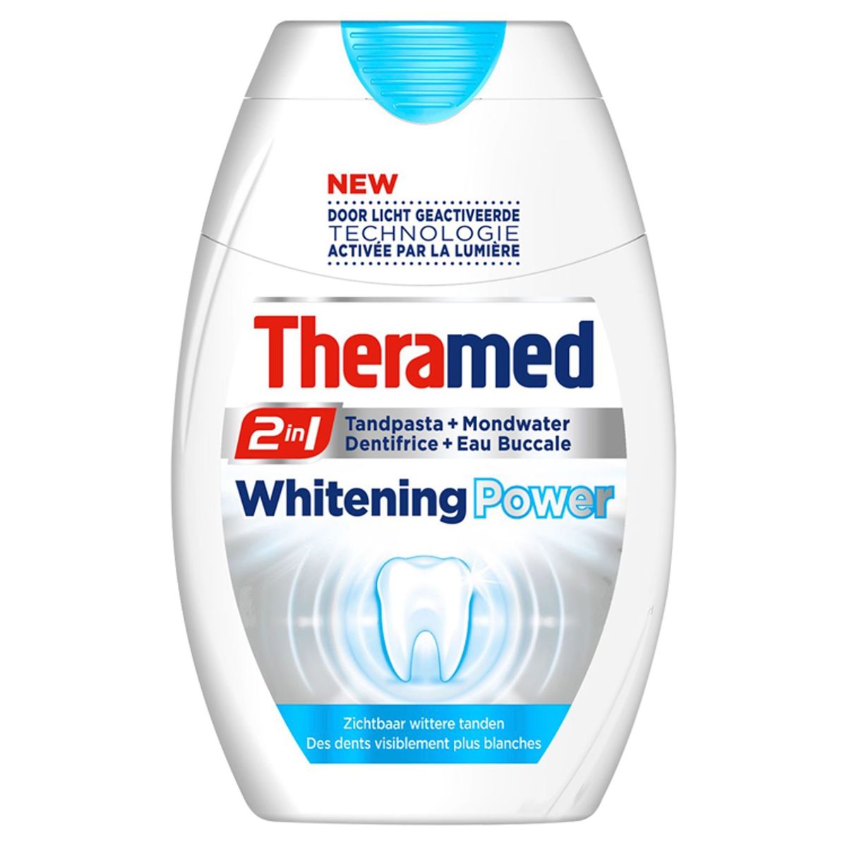 Theramed 2 en 1 Whitening Dentifrice + Bain de Bouche 75 ml